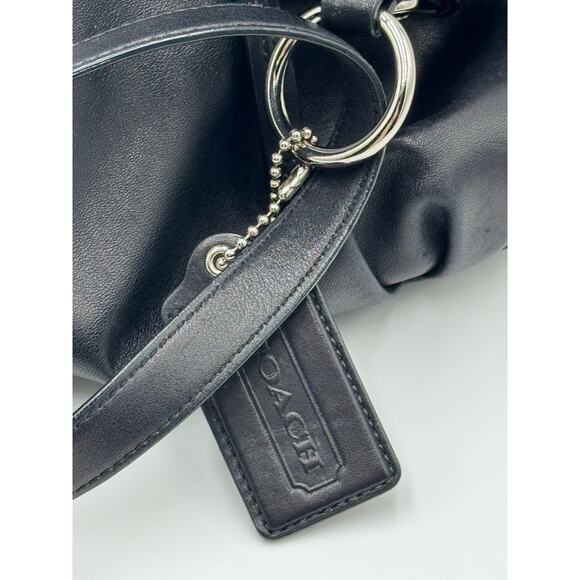 Copied - Coach Womens Purse Navy Leather Mini Brooke Carryall Satchel - Picture 3 of 8